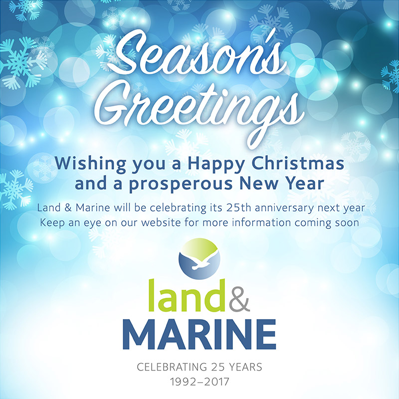 Season's Greetings from Land & Marine