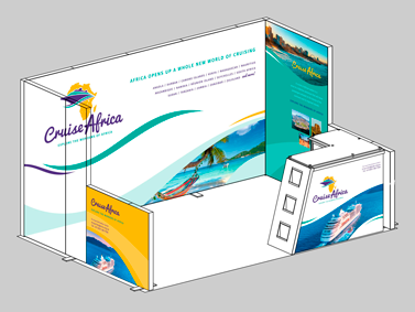 Cruise Africa exhibition stand design"